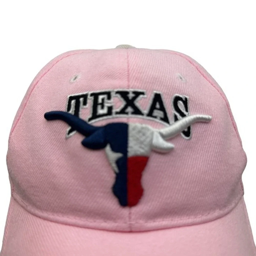 Texas Longhorns Choice Cap Women Hat Football Pink Strapback Embroidered OS